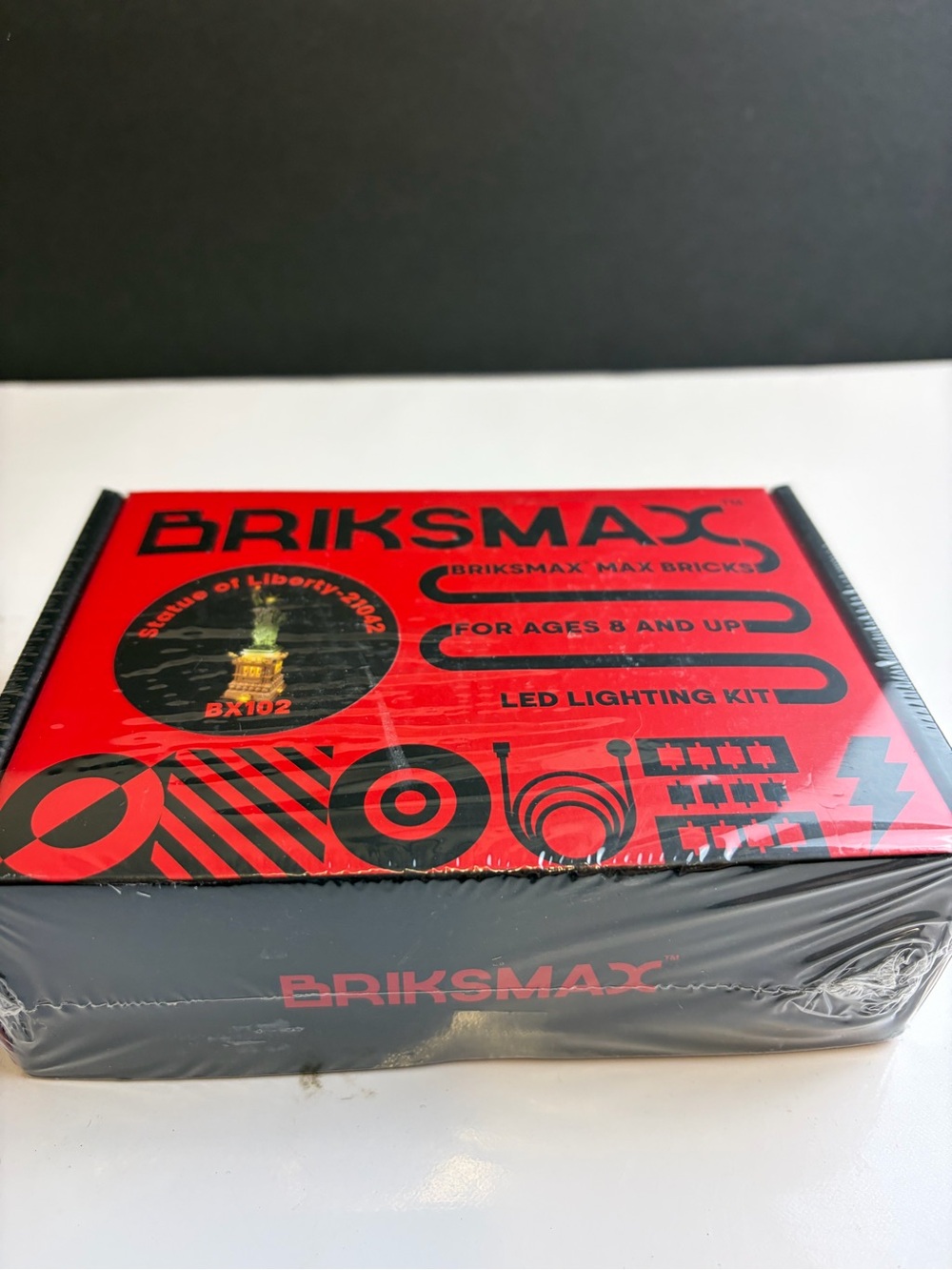 Red LED Lighting Kit for Bricks - Briksmax - Picture 3 of 7